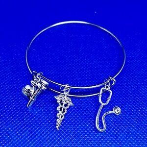 Nurse charm bracelet
